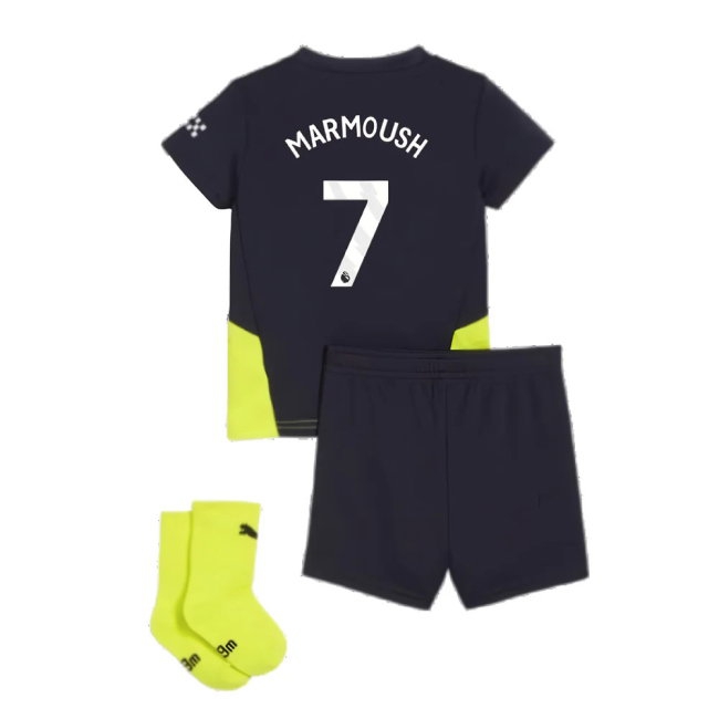 2024-2025 Man City Away Baby Kit (Marmoush 7) — Shop Online