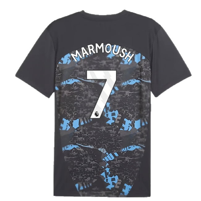 2024-2025 Man City Prematch SS Jersey (Strong Gray) (Marmoush 7) — Shop Now