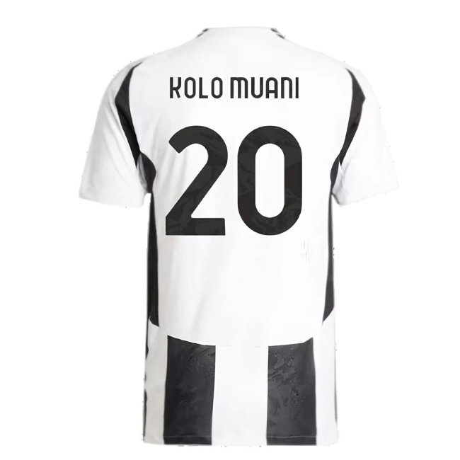 2024-2025 Juventus Player Version Home Shirt (Kolo Muani 20) — Buy Now