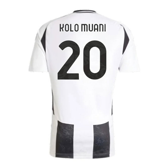 2024-2025 Juventus Home Shirt (Kolo Muani 20) — Buy Online