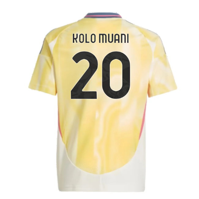 2024-2025 Juventus Away Shirt (Kids) (Kolo Muani 20) — Shop Online