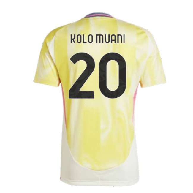 2024-2025 Juventus Away Shirt (Kolo Muani 20) — Shop Now