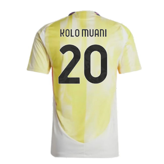 2024-2025 Juventus Player Version Away Shirt (Kolo Muani 20) — Buy Now