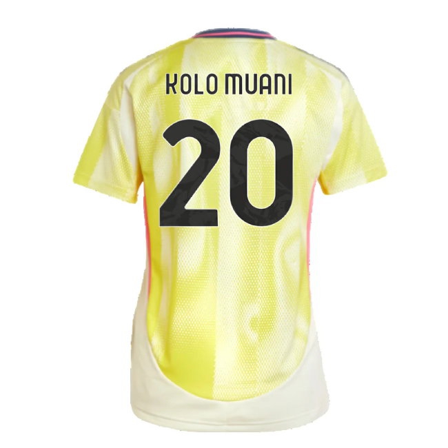 2024-2025 Juventus Away Shirt (Womens) (Kolo Muani 20) — Buy Now