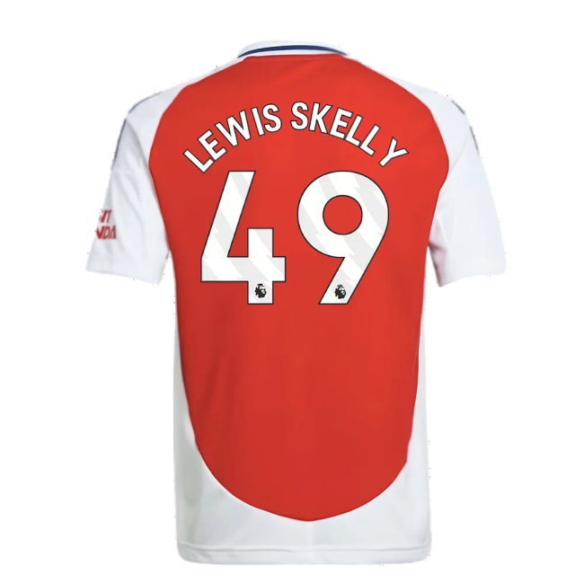 2024-2025 Arsenal Home Shirt (Kids) (Lewis Skelly 49) — Shop Now