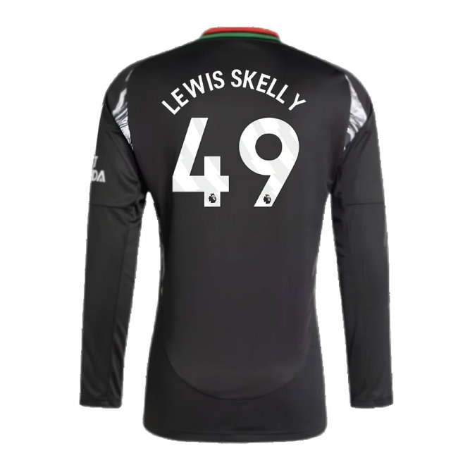 2024-2025 Arsenal Away Long Sleeve Shirt (Lewis Skelly 49) — Shop Online