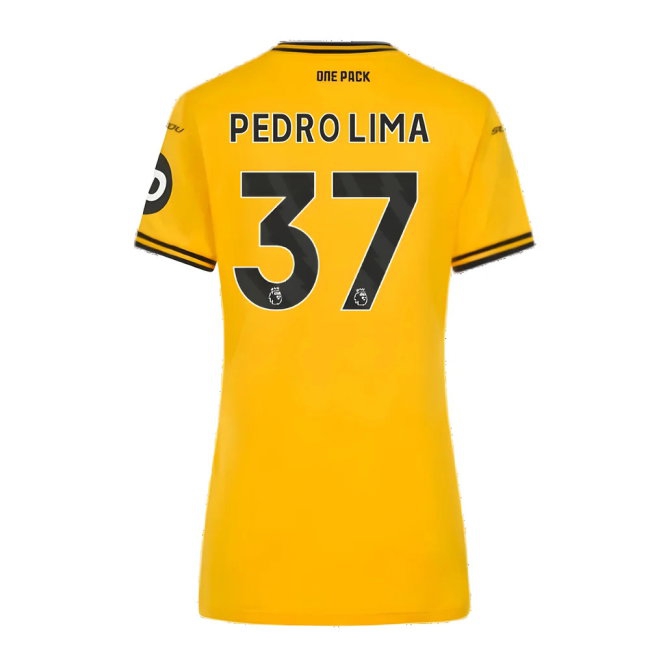 2024-2025 Wolves Home Shirt (Womens) (Pedro Lima 37) — Buy Online