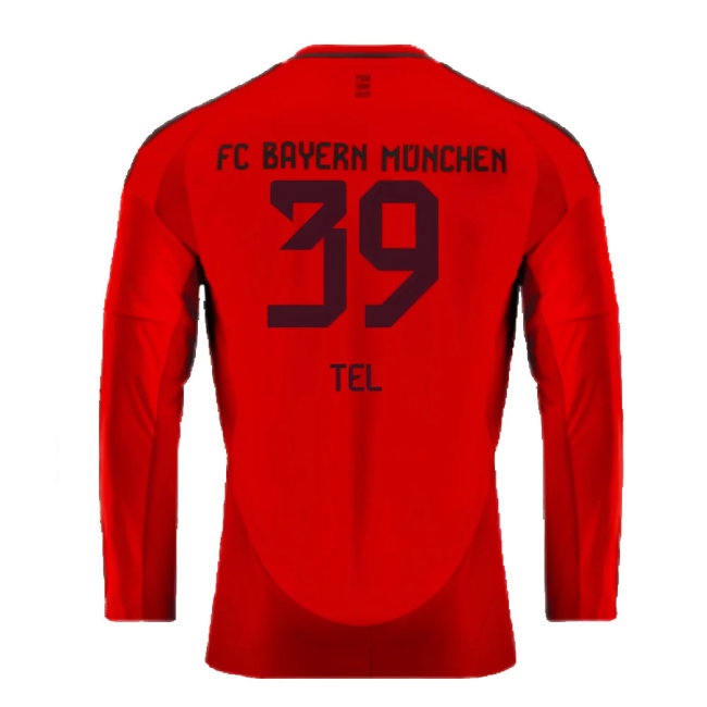 2024-2025 Bayern Munich Long Sleeve Home Shirt (Tel 39) — Shop Now