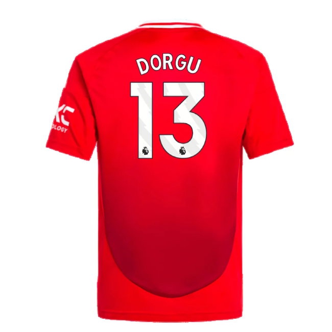 2024-2025 Man Utd Home Shirt (Kids) (Dorgu 13) — Buy Now