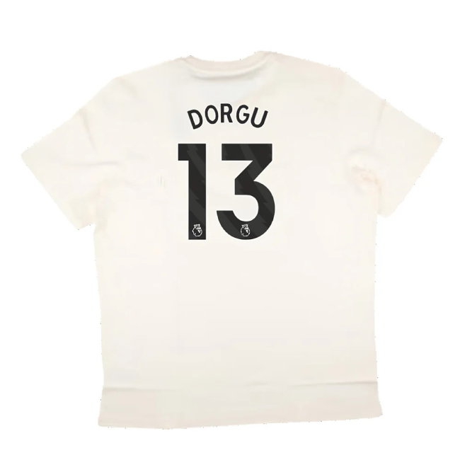 2024-2025 Man Utd SZN Graphic Tee (Cream White) (Dorgu 13) — Shop Online