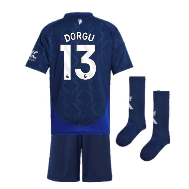 2024-2025 Man Utd Away Mini Kit (Dorgu 13) — Shop Now