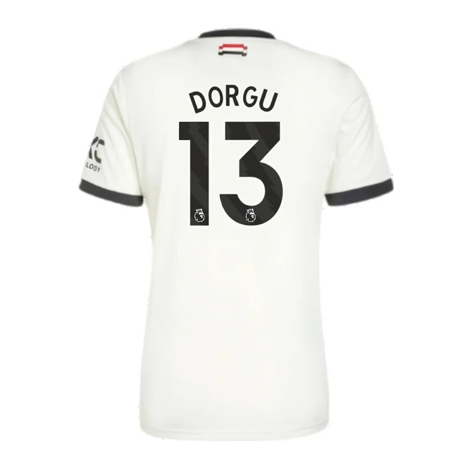 2024-2025 Man Utd Third Shirt (Dorgu 13) — Shop Online