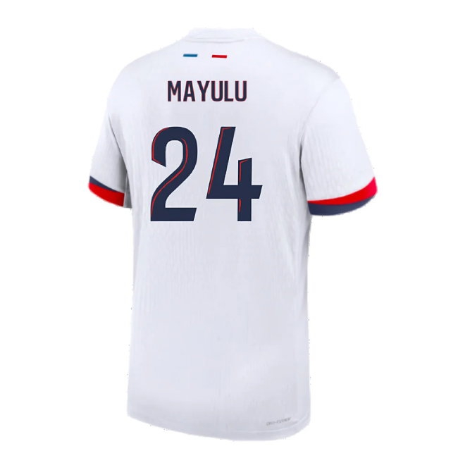 2024-2025 PSG Away Player Version Dri-ADV Shirt (Mayulu 24) — Buy Online