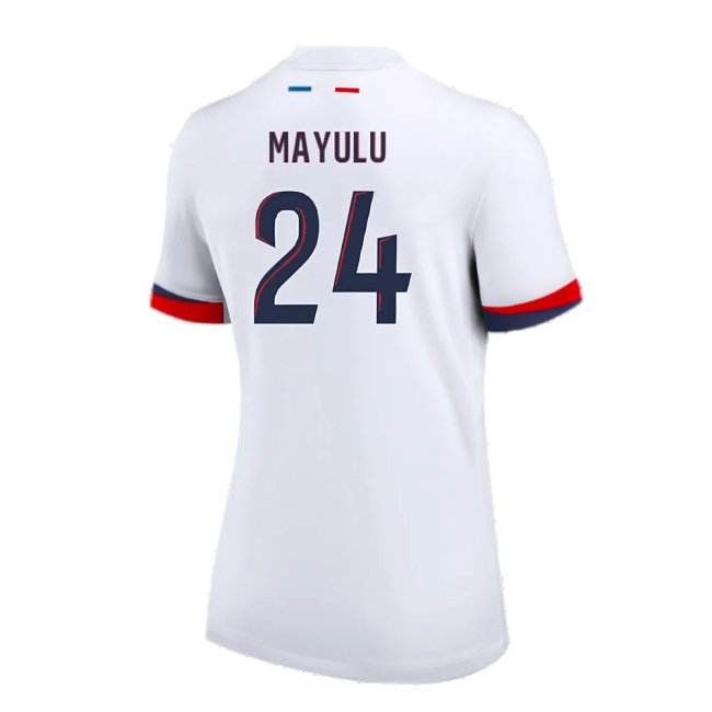 2024-2025 PSG Away Shirt (Womens) (Mayulu 24) — Buy Now