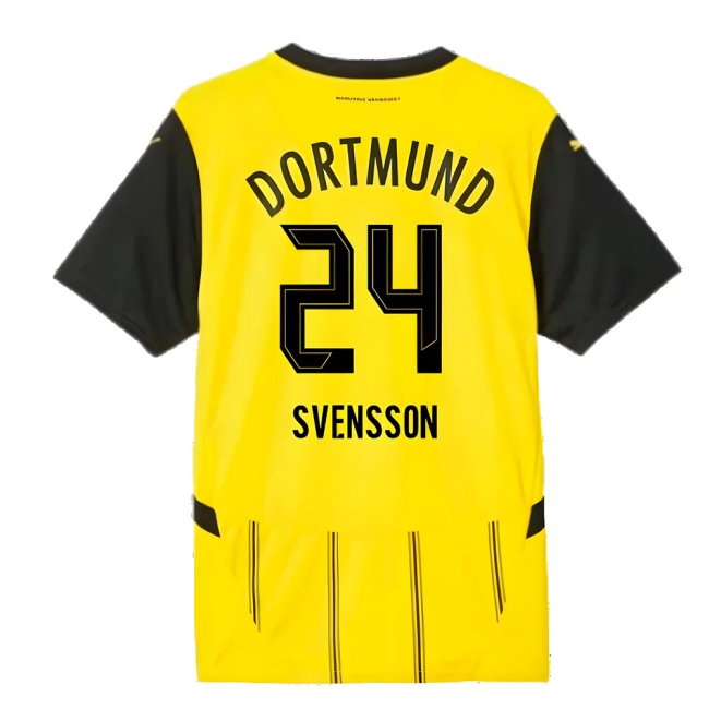 2024-2025 Borussia Dortmund Home Shirt (Svensson 24) — Buy Now
