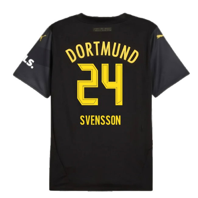 2024-2025 Borussia Dortmund Away Shirt (Kids) (Svensson 24) — Buy Online
