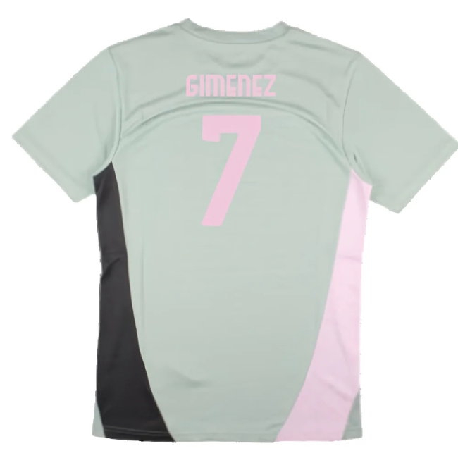 2024-2025 AC Milan Training Shirt (Green Fog) (Gimenez 7) — Buy Now