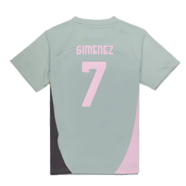 2024-2025 AC Milan Training Shirt (Green Fog) - Kids (Gimenez 7) — Shop Now