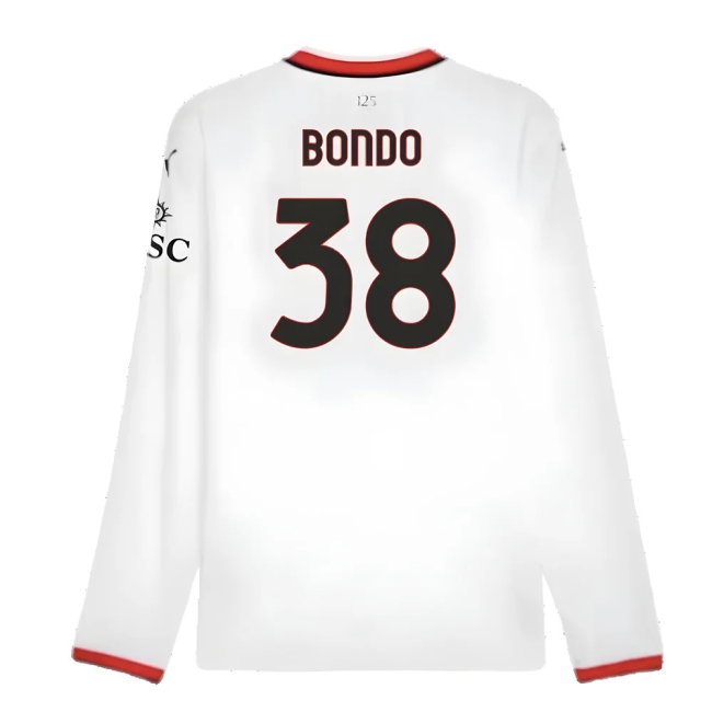 2024-2025 AC Milan Away Long Sleeve Shirt (Bondo 38) — Buy Now