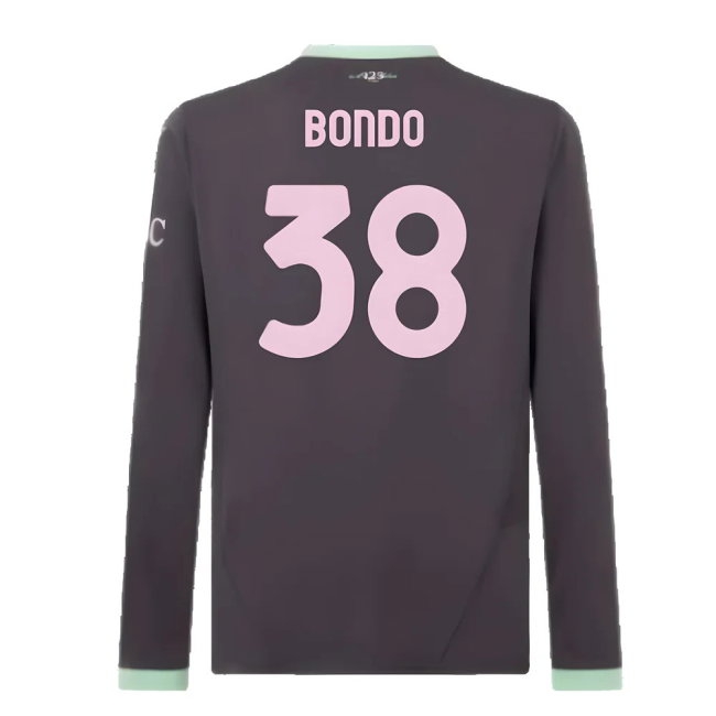 2024-2025 AC Milan Third Long Sleeve Shirt (Bondo 38) — Buy Now