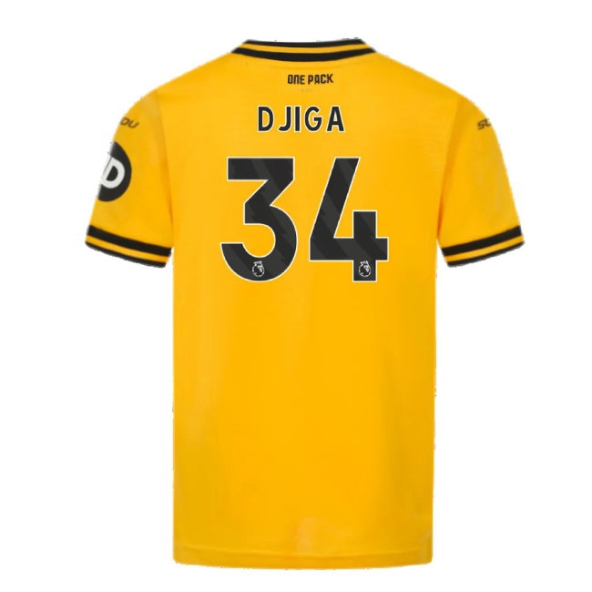 2024-2025 Wolves Home Shirt (Kids) (Djiga 34) — Shop Now