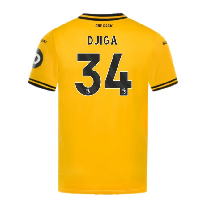 2024-2025 Wolves Home Shirt (Djiga 34) — Buy Now