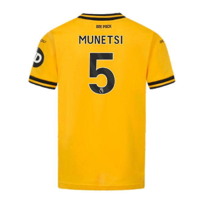 2024-2025 Wolves Home Shirt (Kids) (Munetsi 5) — Buy Now