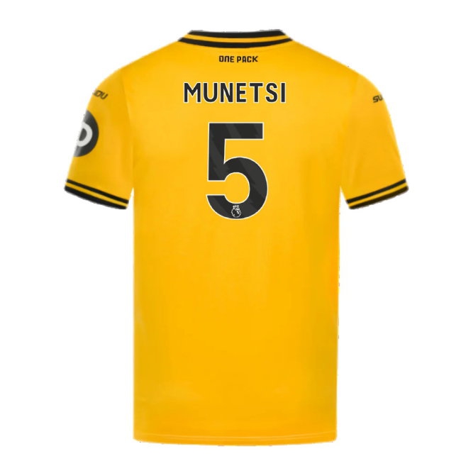 2024-2025 Wolves Home Shirt (Munetsi 5) — Shop Online