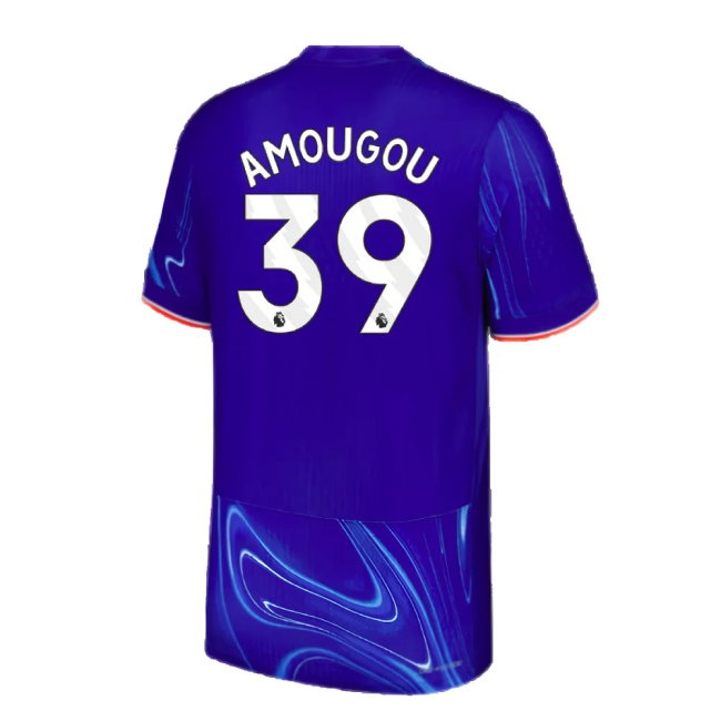 2024-2025 Chelsea Home Player Version Dri-Fit ADV Shirt (Amougou 39) — Shop Online