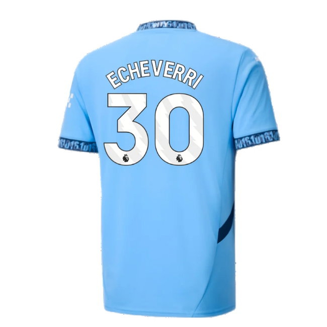 2024-2025 Man City Home Shirt (Echeverri 30) — Buy Online