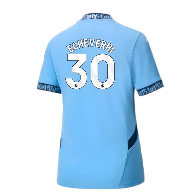 2024-2025 Man City Home Shirt (Womens) (Echeverri 30) — Buy Online