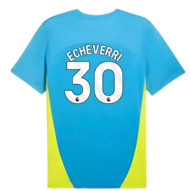 2024-2025 Man City Training Shirt (Magic Blue) (Echeverri 30) — Shop Now