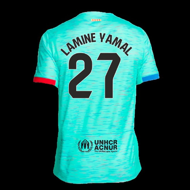 2023-2024 Barcelona Third Shirt (Lamine Yamal 27) — Shop Online