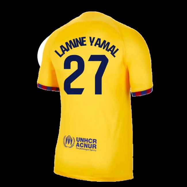 2023-2024 Barcelona Fourth Shirt (Lamine Yamal 27) — Shop Now