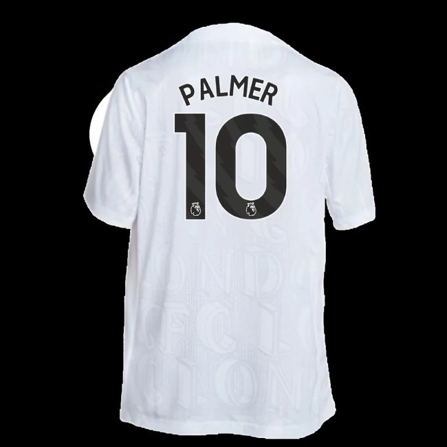 2025-2026 Chelsea Academy Pro Pre-Match Football Top (White) (Palmer 10) — Shop Online