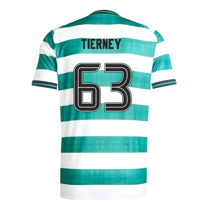 2025-2026 Celtic Home Shirt (Tierney 63) — Buy Now