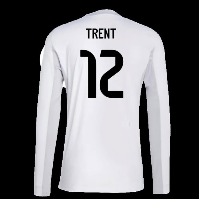 2025-2026 Real Madrid Long Sleeve Home Shirt (Trent 12) — Buy Online