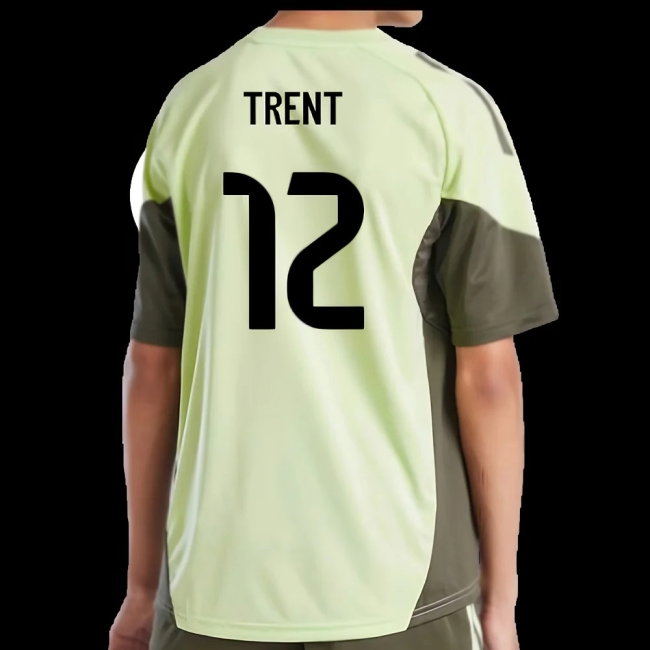 2025-2026 Real Madrid Training Jersey (Almost Lime) - Kids (Trent 12) — Buy Now