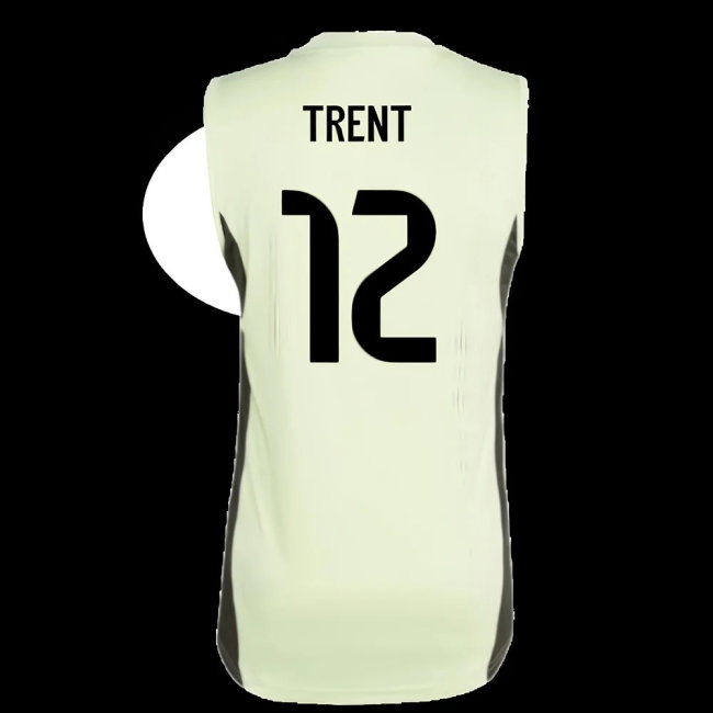 2025-2026 Real Madrid Sleeveless Training Jersey (Almost Lime) (Trent 12) — Buy Now