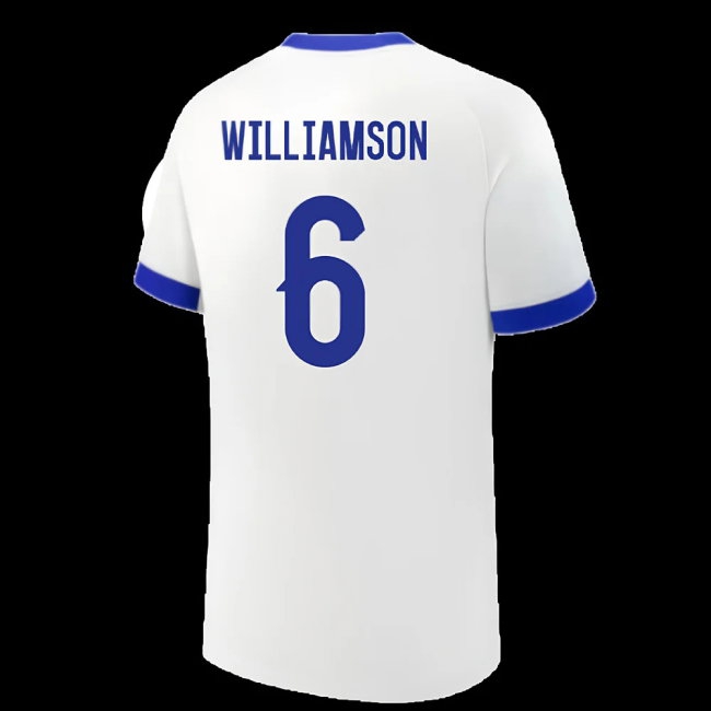 2025 England Womens Team Home Shirt (Kids) (WILLIAMSON 6) — Shop Now