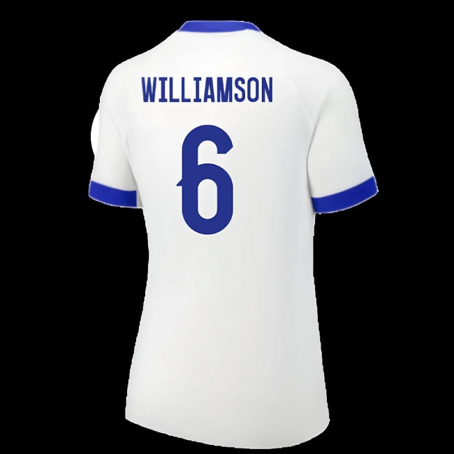 2025 England Womens Team Home Shirt (Ladies) (WILLIAMSON 6) — Shop Online