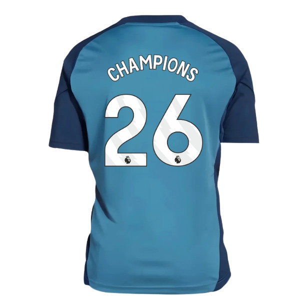 2025-2026 Arsenal Training Shirt (Blanch Blue) - Kids (Champions 26) — Shop Now