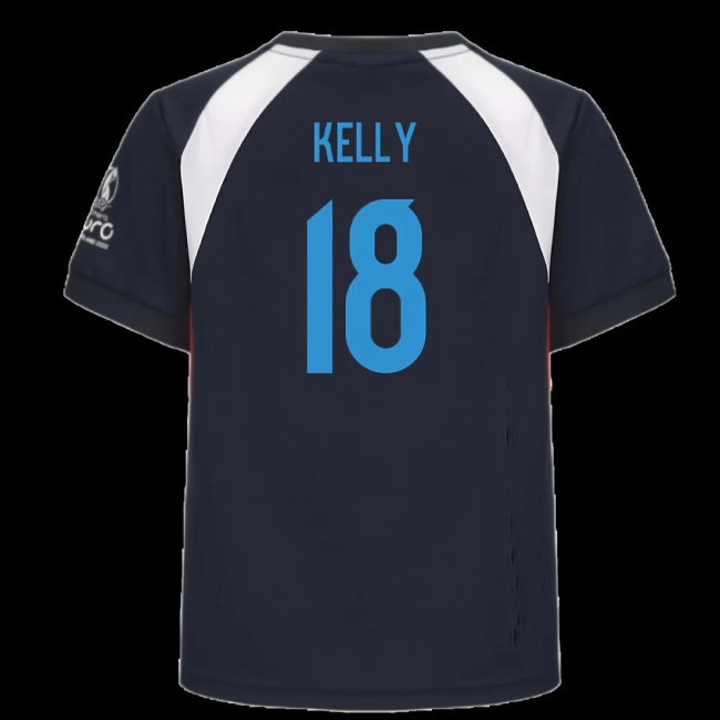 2025 England WEC Poly T-Shirt (Navy) - Kids (KELLY 18) — Buy Online