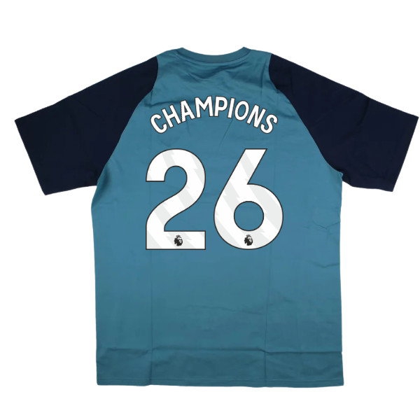 2025-2026 Arsenal Training Tee (Blanch Blue) (Champions 26) — Shop Now