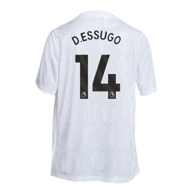 2025-2026 Chelsea Academy Pro Pre-Match Football Top (White) (D.Essugo 14) — Buy Now
