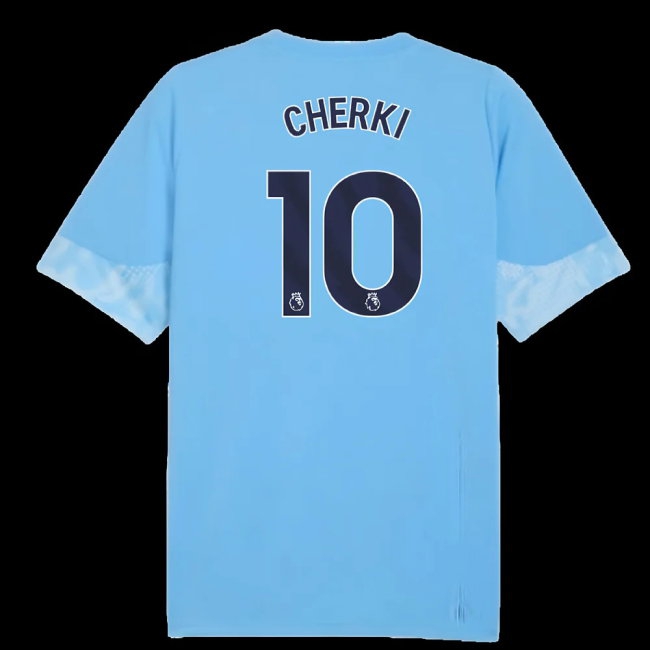 2025-2026 Man City Training Jersey (Light Blue) - Kids (Cherki 10) — Buy Now