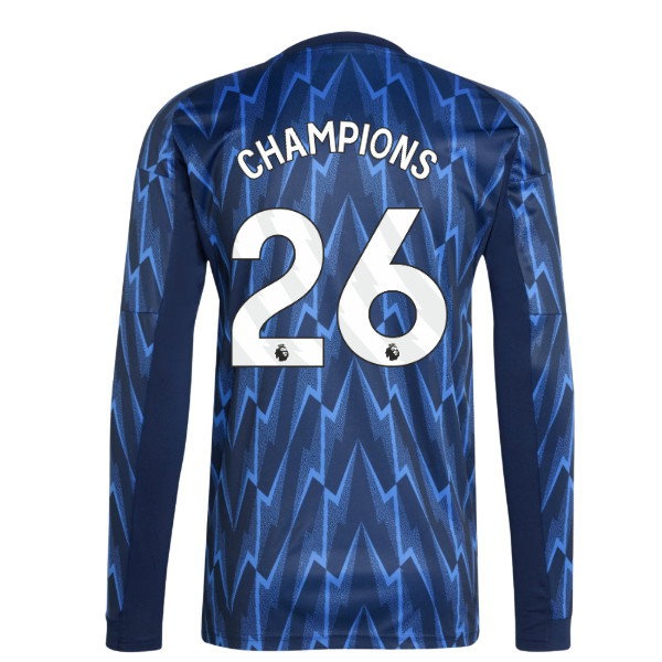 2025-2026 Arsenal Long Sleeve Away Shirt (Champions 26) — Buy Now