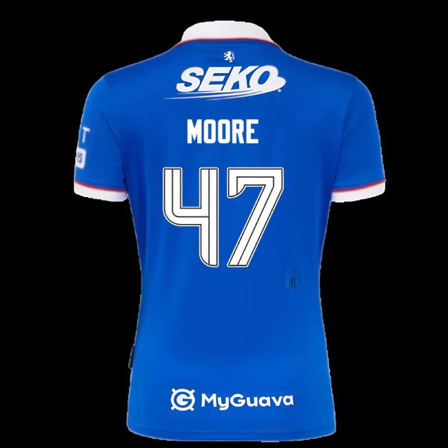 2025-2026 Rangers Home Shirt (Moore 47) — Buy Now