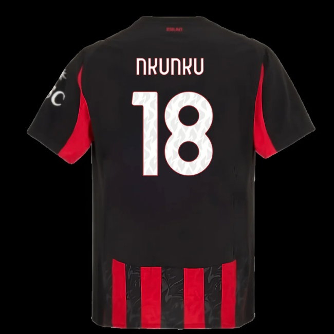 2025-2026 AC Milan Player Version Home Shirt (Nkunku 18) — Buy Online