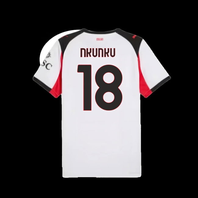 2025-2026 AC Milan Away Shirt (Nkunku 18) — Buy Now